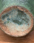 Wabi Sabi Character Green Glazed Stoneware Water Jar - FEA Home