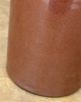 White and Copper Ceramic Vase with Olive Glaze Band, SKU , image 10