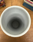White and Copper Ceramic Vase with Olive Glaze Band, SKU , image 7