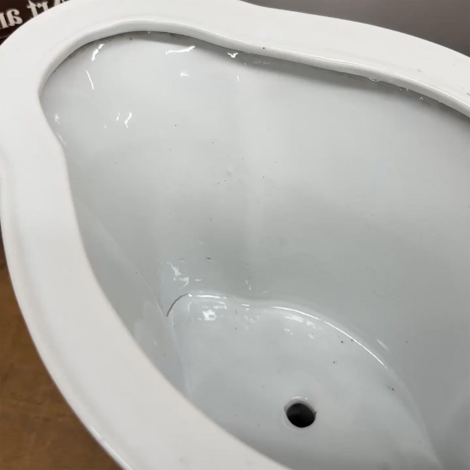 White Ceramic Planter with Footed Tray - FEA Home