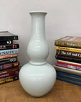 White Glazed Ceramic Vase with Bold Long-Necked Silhouette, SKU , image 5