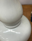 White Glazed Ceramic Vase with Bold Long-Necked Silhouette, SKU , image 7