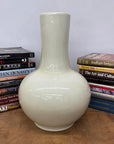 Winter Silk White Glazed Ceramic Vase with Bottle Shape, SKU , image 4
