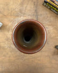 Wood Brown & White Bottle Shaped Ceramic Vase, SKU , image 9