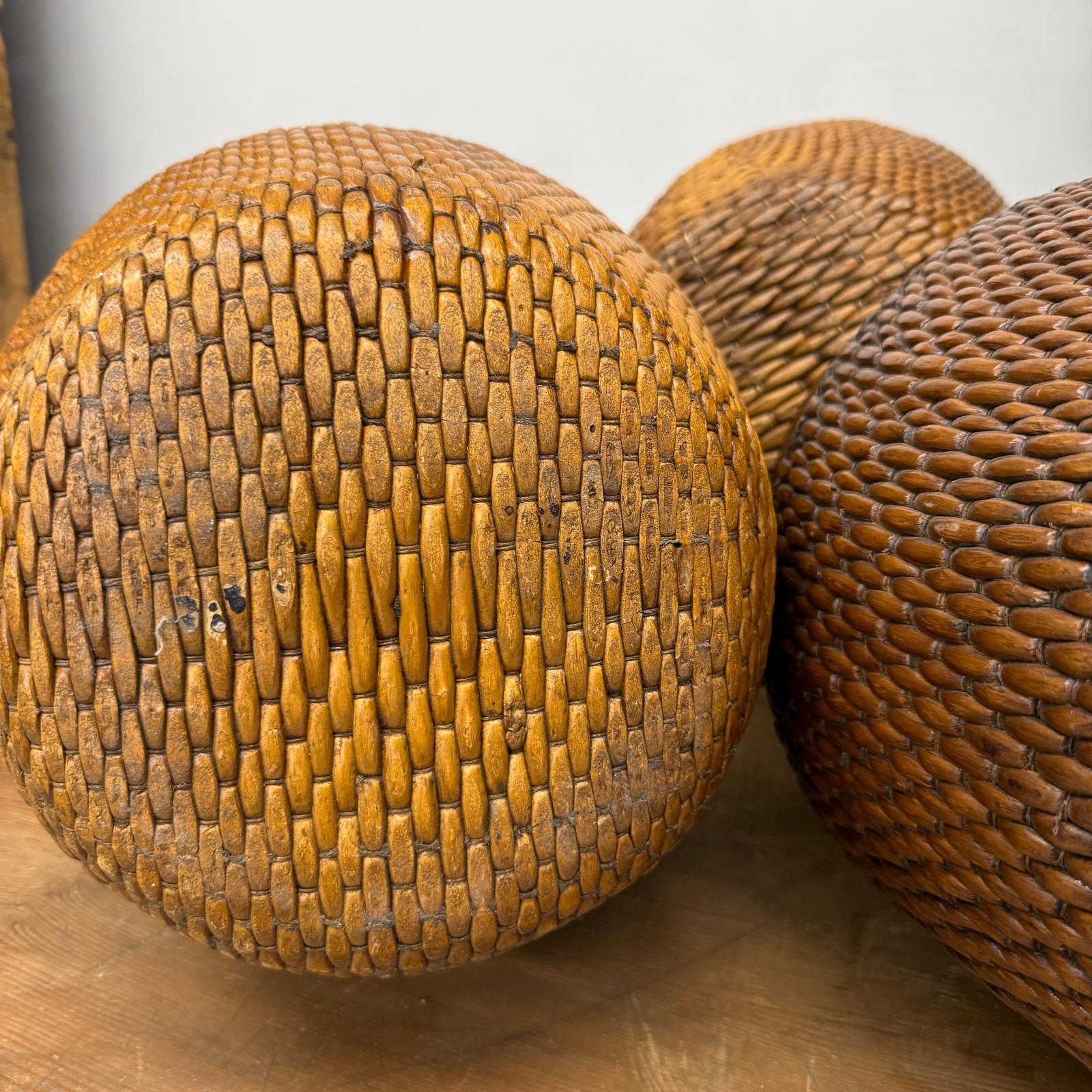 Woven Rattan Baskets with Wooden Rims, Sold Per - FEA Home