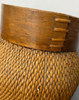 Woven Rattan Baskets with Wooden Rims, Sold Per - FEA Home