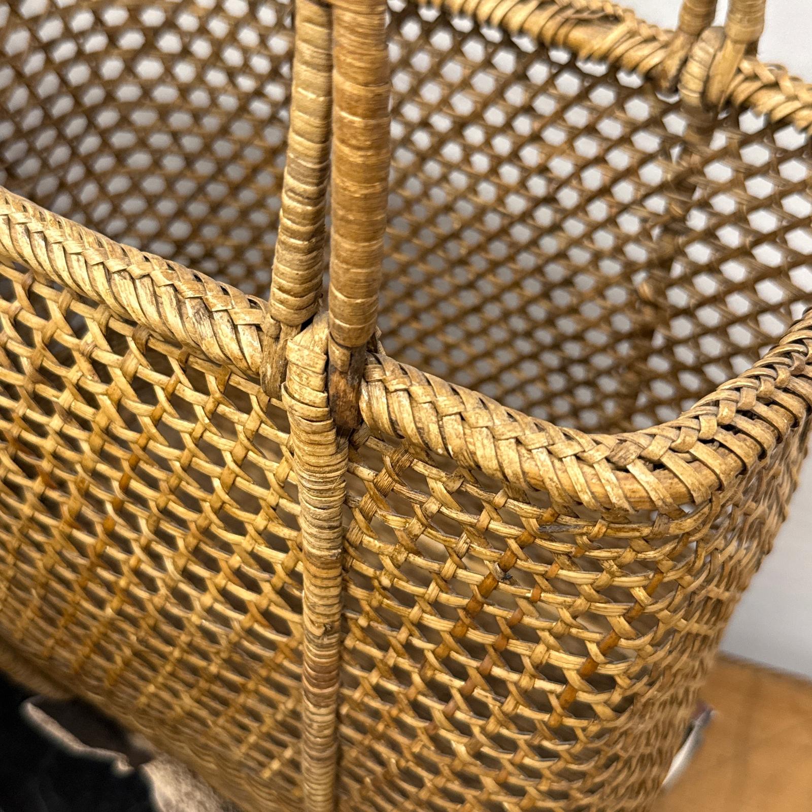 Woven Rattan Tote Handled Baskets, Sold Per - FEA Home