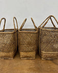 Woven Rattan Tote Handled Baskets, Sold Per - FEA Home
