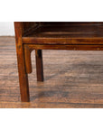 Chinese Qing Dynasty 19th Century Bookcase with Four Shelves and Dark Patina-10. Asian & Chinese Furniture, Art, Antiques, Vintage Home Décor for sale at FEA Home