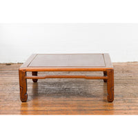 19th Century Low Kang Coffee Table with Humpback Stretcher and Horsehoof Feet-YN1399-14. Asian & Chinese Furniture, Art, Antiques, Vintage Home Décor for sale at FEA Home