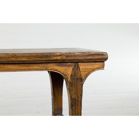 19th Century Antique Console Table with Textured Legs-YN1986-6. Asian & Chinese Furniture, Art, Antiques, Vintage Home Décor for sale at FEA Home