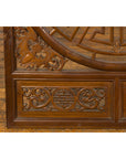 Chinese Late Qing Dynasty Fretwork Panel with Phoenix, Bats and Geometric Maze-10. Asian & Chinese Furniture, Art, Antiques, Vintage Home Décor for sale at FEA Home