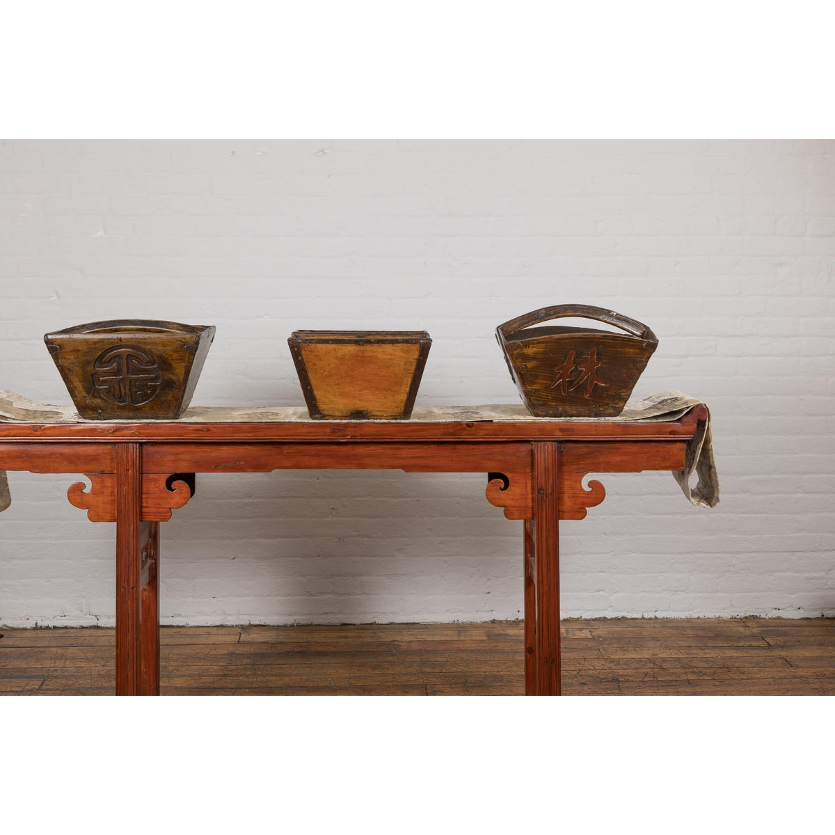Wooden Chinese Vintage Rice Baskets, Sold Each-2. Asian & Chinese Furniture, Art, Antiques, Vintage Home Décor for sale at FEA Home