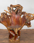 Vintage Chinese Hand Crafted Camphor Wood Root Chair with Light Varnish-2. Asian & Chinese Furniture, Art, Antiques, Vintage Home Décor for sale at FEA Home