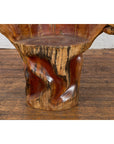 Vintage Chinese Hand Crafted Camphor Wood Root Chair with Light Varnish-8. Asian & Chinese Furniture, Art, Antiques, Vintage Home Décor for sale at FEA Home