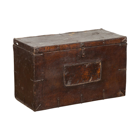 Dark wood sales blanket box