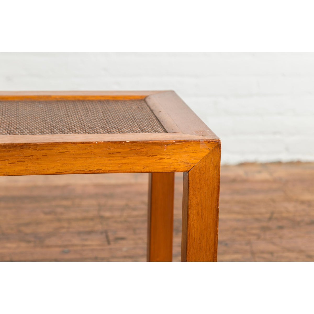 Antique End Table with Rattan Top and Box Design-8. Asian &amp; Chinese Furniture, Art, Antiques, Vintage Home Décor for sale at FEA Home