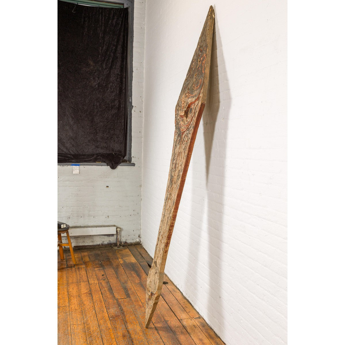 Large Pointed Mythical Singa Singa Tribal Carving-18. Asian &amp; Chinese Furniture, Art, Antiques, Vintage Home Décor for sale at FEA Home