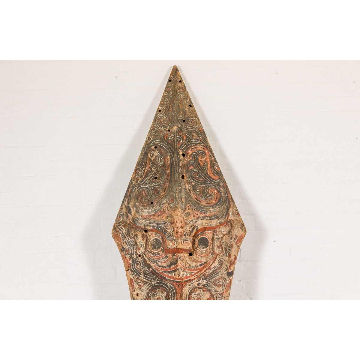 Large Pointed Mythical Singa Singa Tribal Carving-3. Asian &amp; Chinese Furniture, Art, Antiques, Vintage Home Décor for sale at FEA Home