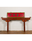 Chinese Late Qing Dynasty Red Lacquered Shop Sign with Carved Calligraphy-3. Asian & Chinese Furniture, Art, Antiques, Vintage Home Décor for sale at FEA Home