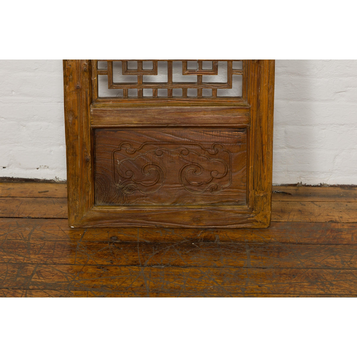 Qing Dynasty 19th Century Fretwork Screen with Carved Scrolling Motifs-11. Asian &amp; Chinese Furniture, Art, Antiques, Vintage Home Décor for sale at FEA Home
