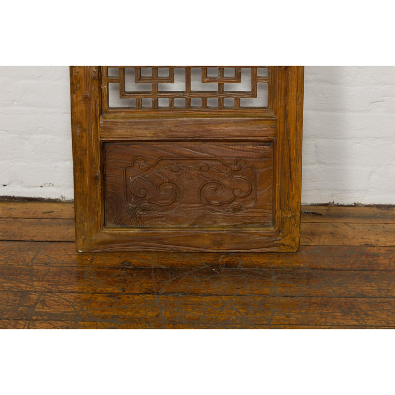 Qing Dynasty 19th Century Fretwork Screen with Carved Scrolling Motifs-YN2979-11. Asian & Chinese Furniture, Art, Antiques, Vintage Home Décor for sale at FEA Home