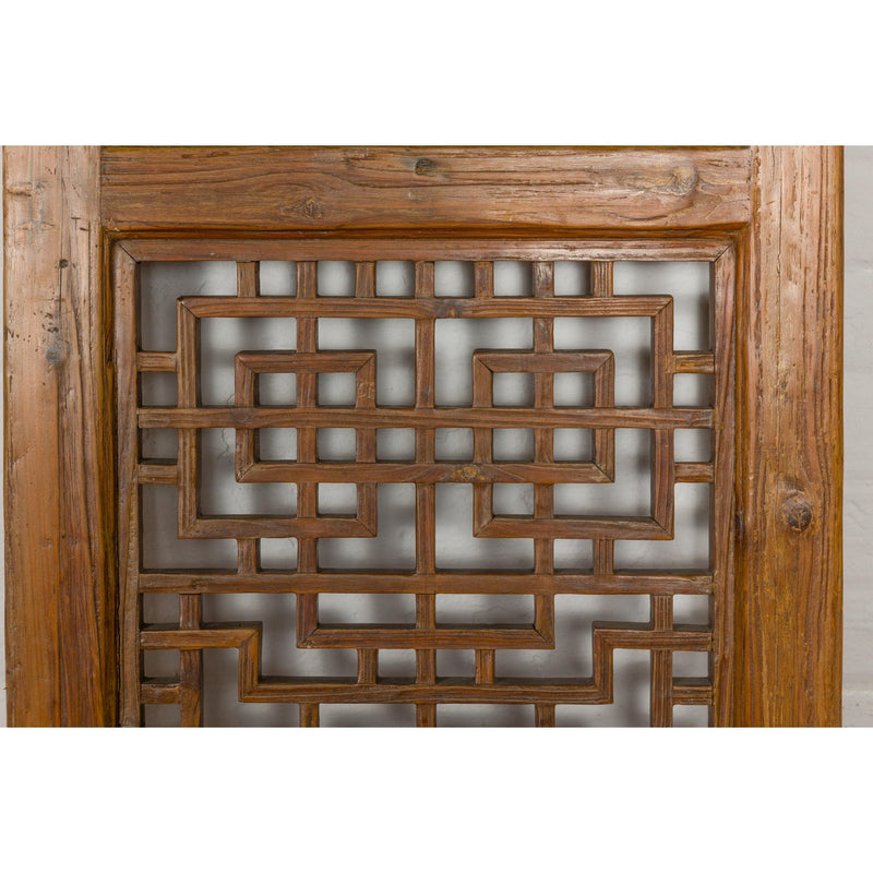 Qing Dynasty 19th Century Fretwork Screen with Carved Scrolling Motifs-YN2979-13. Asian & Chinese Furniture, Art, Antiques, Vintage Home Décor for sale at FEA Home