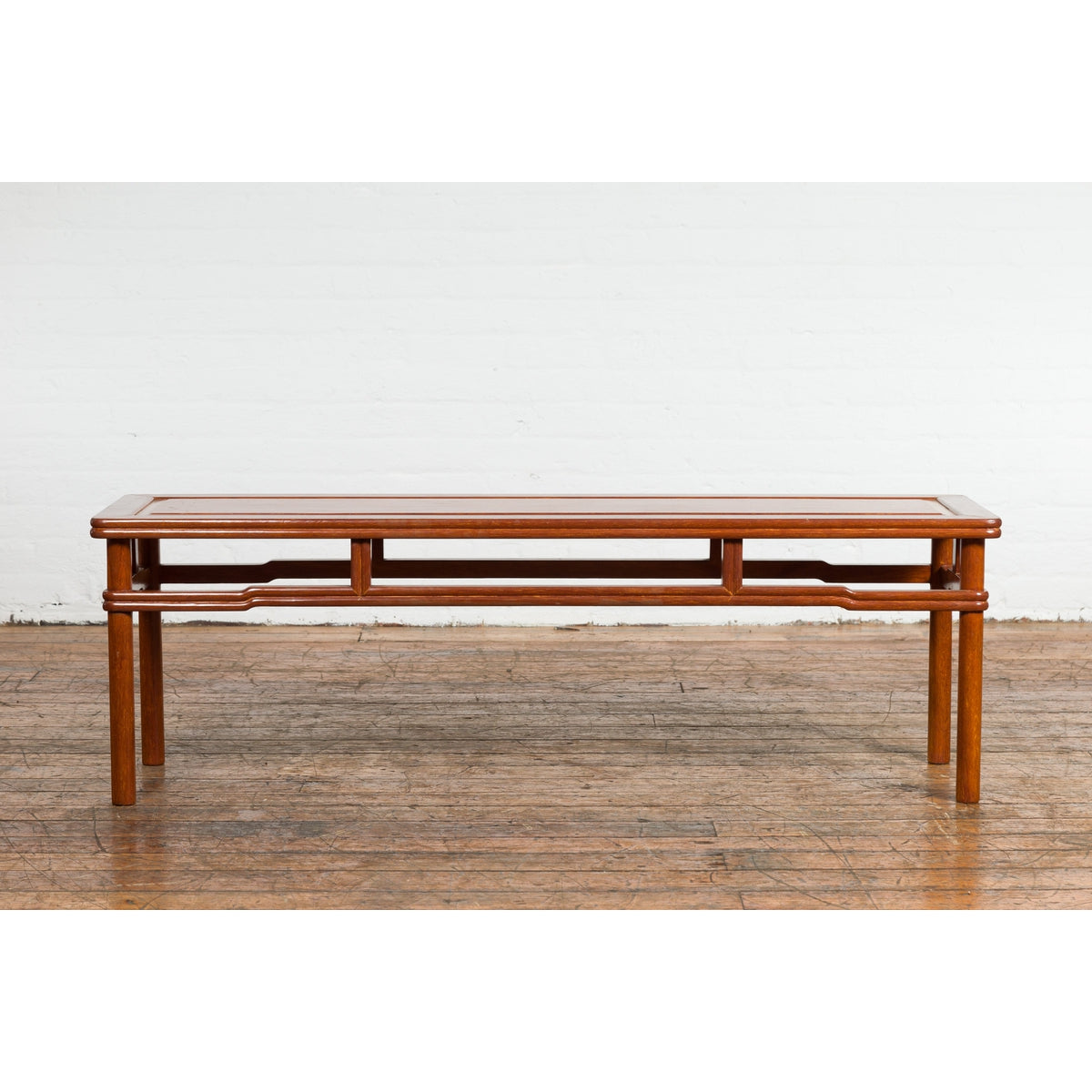 Chinese Late Qing Dynasty 1900s Low Kang Coffee Table with Humpback Stretchers-2. Asian & Chinese Furniture, Art, Antiques, Vintage Home Décor for sale at FEA Home
