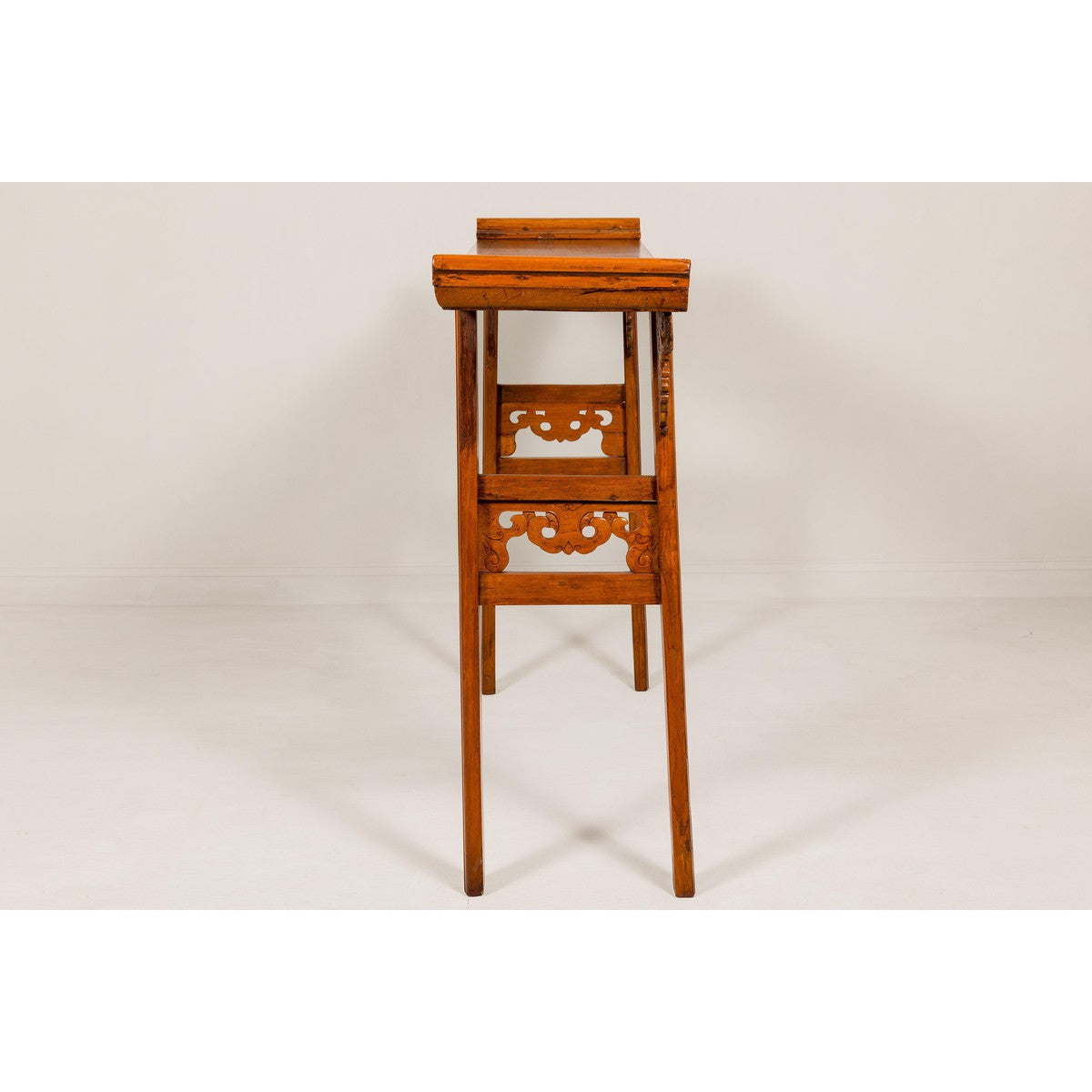 Qing Dynasty Tall Altar Console Table with Carved Scrolling Spandrels-13. Asian &amp; Chinese Furniture, Art, Antiques, Vintage Home Décor for sale at FEA Home
