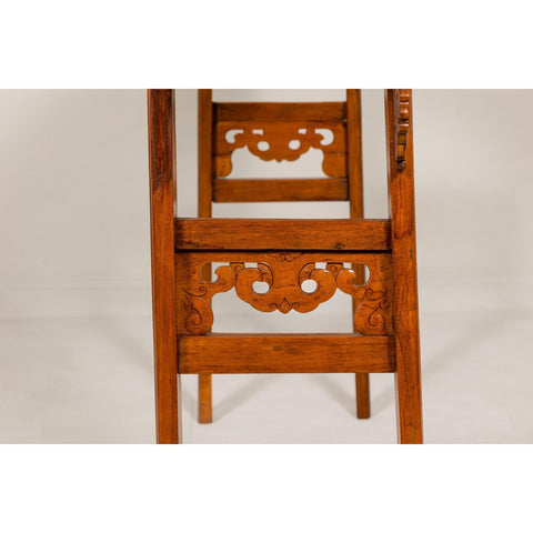 Qing Dynasty Tall Altar Console Table with Carved Scrolling Spandrels-YN3395-14. Asian & Chinese Furniture, Art, Antiques, Vintage Home Décor for sale at FEA Home