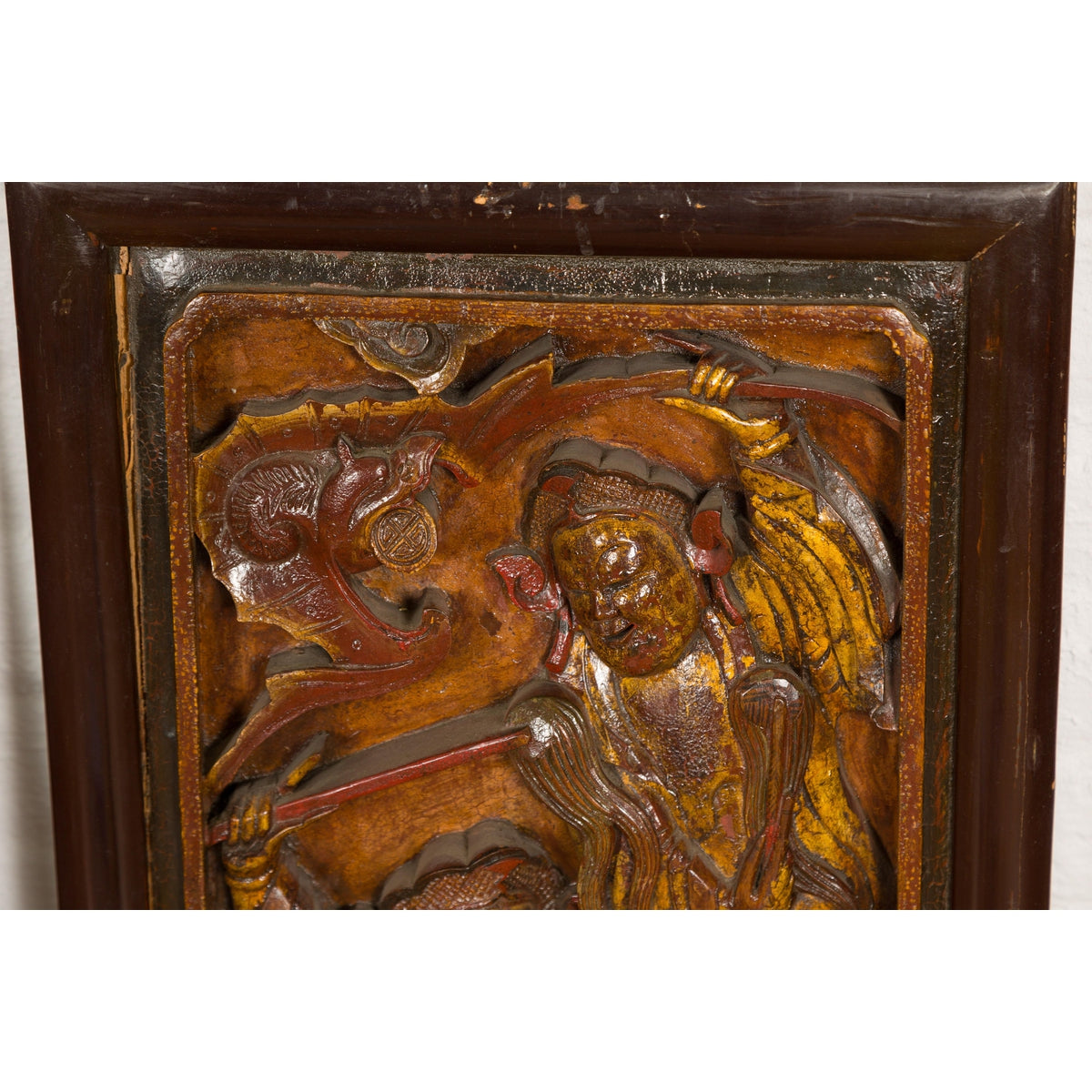 Puppet Panel Work Hand-Carved Antique Wall Panels with Puppet Design | FEA Home