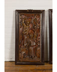 Hand-Carved Antique Wall Panels with Puppet Design-4. Asian & Chinese Furniture, Art, Antiques, Vintage Home Décor for sale at FEA Home