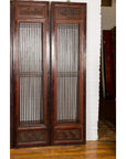 Qing Dynasty Six-Panel Lacquered Screen with Carved Meander Motifs-10. Asian & Chinese Furniture, Art, Antiques, Vintage Home Décor for sale at FEA Home