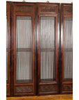 Qing Dynasty Six-Panel Lacquered Screen with Carved Meander Motifs-9. Asian & Chinese Furniture, Art, Antiques, Vintage Home Décor for sale at FEA Home