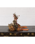 Taisho Period Sitting Doll with Silk Clothing and Ornate Headdress-13. Asian & Chinese Furniture, Art, Antiques, Vintage Home Décor for sale at FEA Home