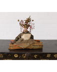 Taisho Period Sitting Doll with Silk Clothing and Ornate Headdress-14. Asian & Chinese Furniture, Art, Antiques, Vintage Home Décor for sale at FEA Home