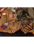 Taisho Period Sitting Doll with Silk Clothing and Ornate Headdress-16. Asian & Chinese Furniture, Art, Antiques, Vintage Home Décor for sale at FEA Home