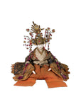 Taisho Period Sitting Doll with Silk Clothing and Ornate Headdress-17. Asian & Chinese Furniture, Art, Antiques, Vintage Home Décor for sale at FEA Home