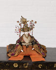 Taisho Period Sitting Doll with Silk Clothing and Ornate Headdress-2. Asian & Chinese Furniture, Art, Antiques, Vintage Home Décor for sale at FEA Home