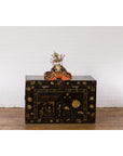Taisho Period Sitting Doll with Silk Clothing and Ornate Headdress-3. Asian & Chinese Furniture, Art, Antiques, Vintage Home Décor for sale at FEA Home
