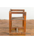 Vintage Asian Desk Chair with Armrests-10. Asian & Chinese Furniture, Art, Antiques, Vintage Home Décor for sale at FEA Home