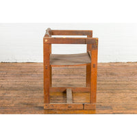 Artist Industrial Style Vintage Desk Chair with Rustic Character