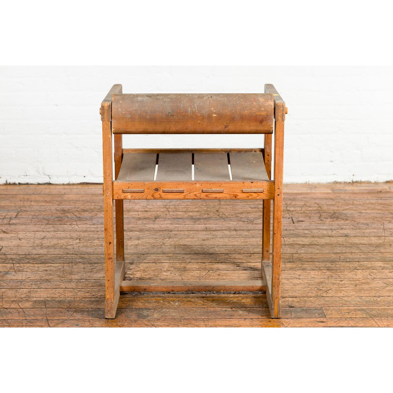 Artist Industrial Style Vintage Desk Chair with Rustic Character-YN7613-14. Asian & Chinese Furniture, Art, Antiques, Vintage Home Décor for sale at FEA Home