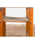 Vintage Asian Desk Chair with Armrests-16. Asian & Chinese Furniture, Art, Antiques, Vintage Home Décor for sale at FEA Home