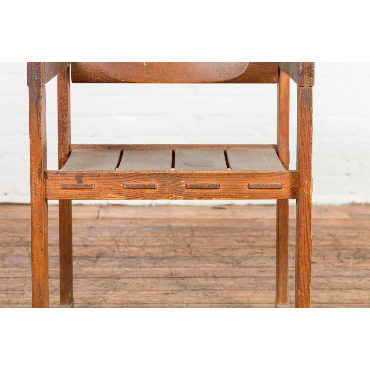 Vintage Asian Desk Chair with Armrests-7. Asian &amp; Chinese Furniture, Art, Antiques, Vintage Home Décor for sale at FEA Home