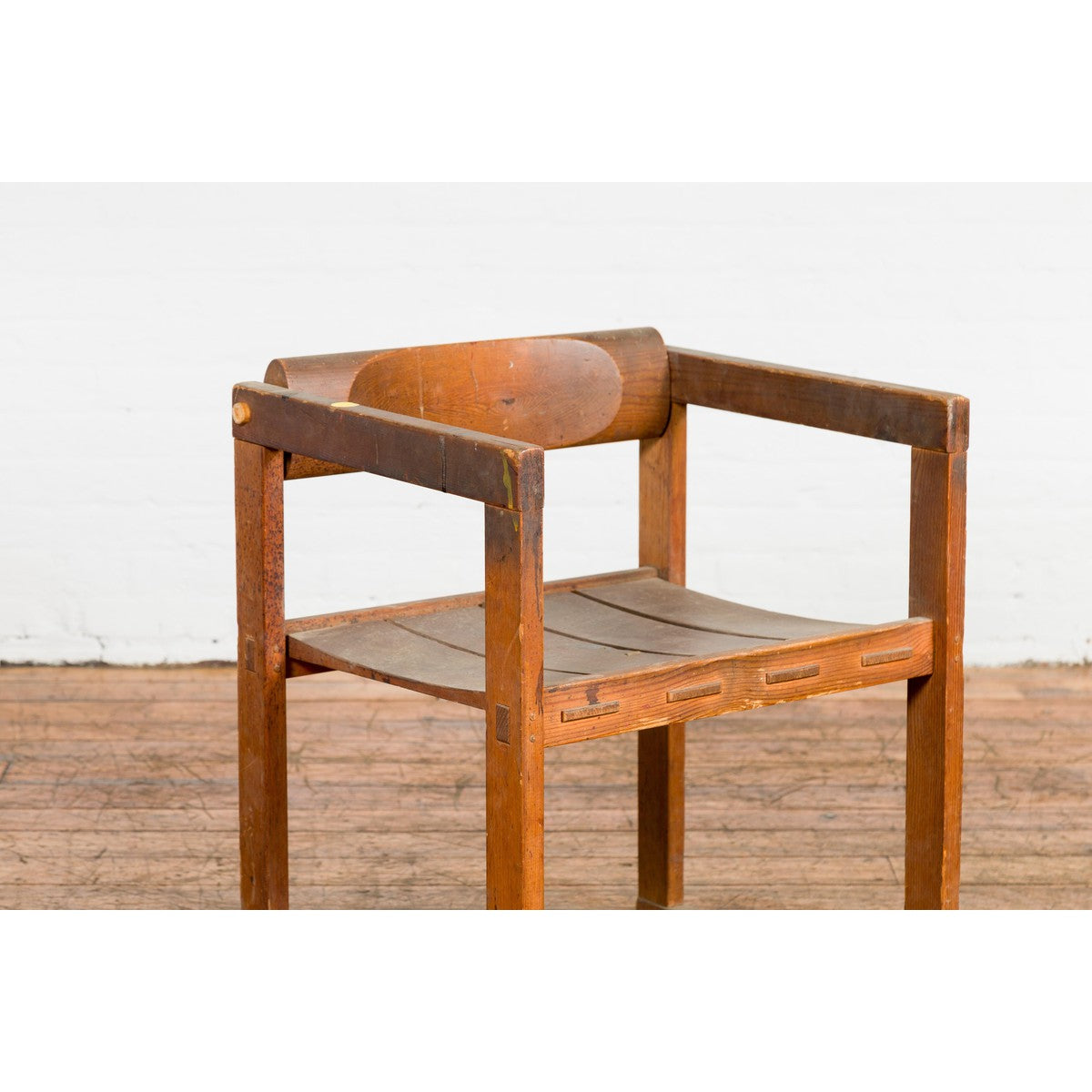 Vintage Asian Desk Chair with Armrests-8. Asian &amp; Chinese Furniture, Art, Antiques, Vintage Home Décor for sale at FEA Home