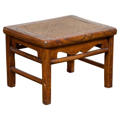 Small Rectangular Antique Low Side Table