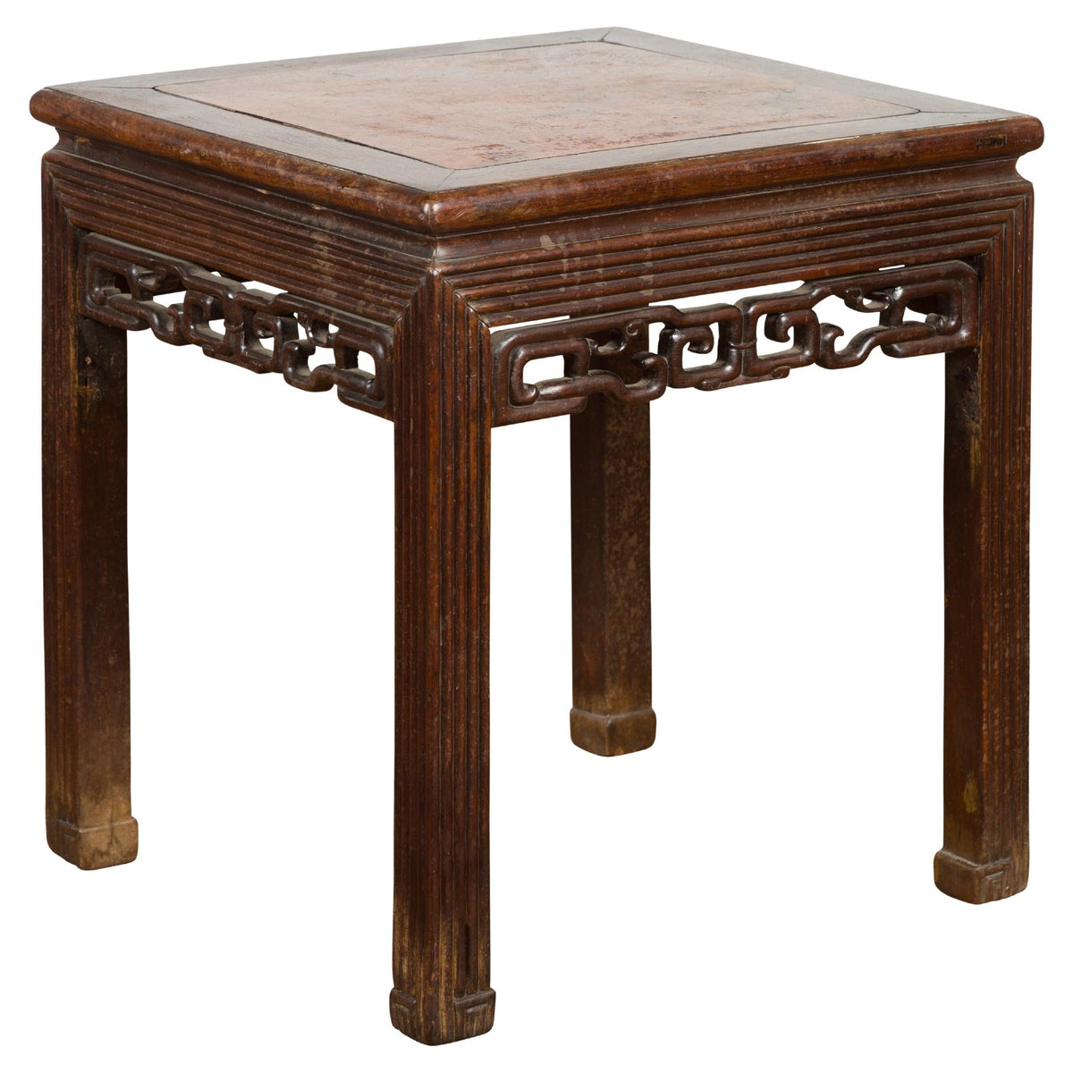 Square Chinese Antique Side Table-1. Asian & Chinese Furniture, Art, Antiques, Vintage Home Décor for sale at FEA Home