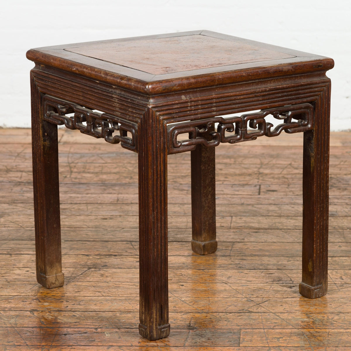 Square Chinese Antique Side Table-2. Asian & Chinese Furniture, Art, Antiques, Vintage Home Décor for sale at FEA Home