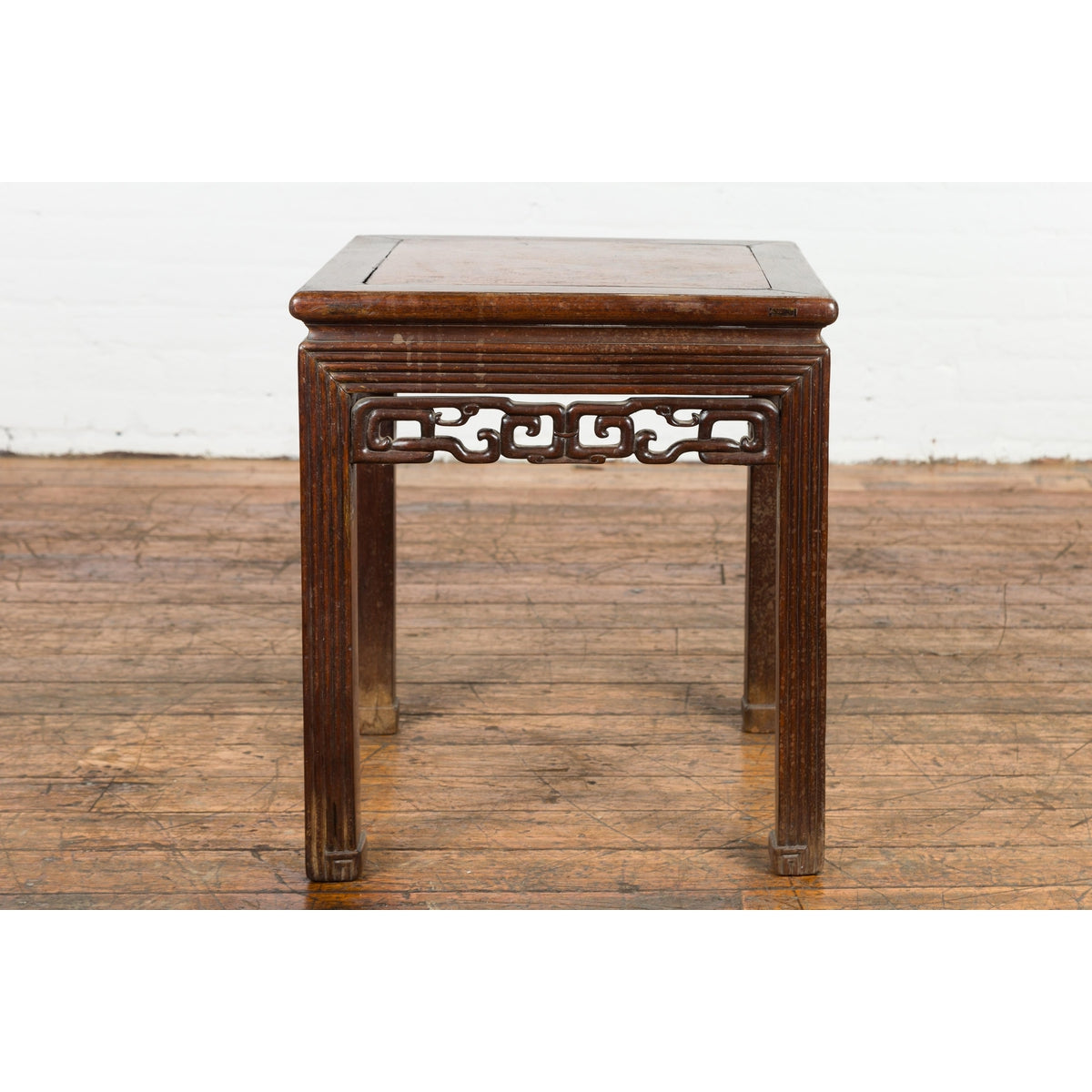 Square Chinese Antique Side Table-5. Asian &amp; Chinese Furniture, Art, Antiques, Vintage Home Décor for sale at FEA Home